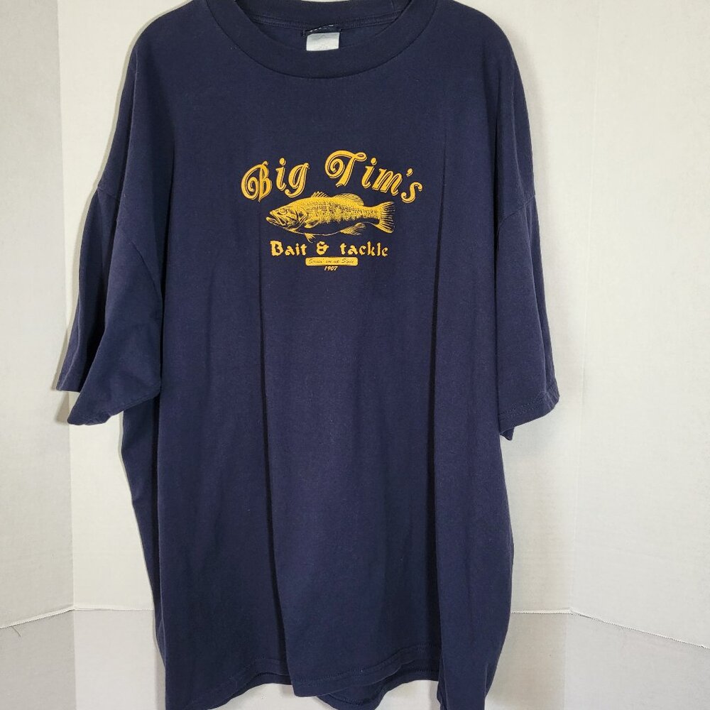 Old Union Brand Men's Vintage 90's "Big Tim's Bait & Tackle" T Shirt Size 2xl